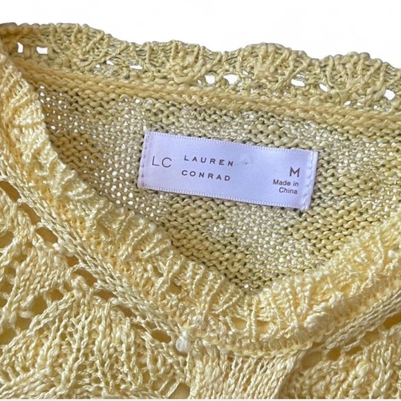 LC Lauren Conrad lemon wedge Lace Camisole size medium NWT - Picture 2 of 6
